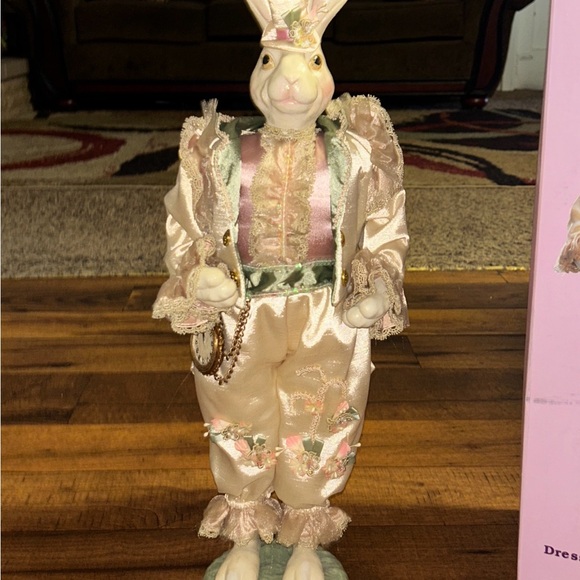 Vintage ~ Easter ~ White Rabbit from Lewis Carroll's (Alice In Wonderland) W/Box - Picture 4 of 16